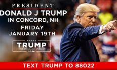 President Trump in Concord, NH