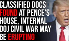 Classified Documents Found At Pence’s House, Internal DOJ Civil War May Be Erupting - Timcast IRL