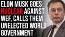 Elon Musk Goes NUCLEAR Against World Economic Forum, Calls Them Unelected World Government - Timcast IRL