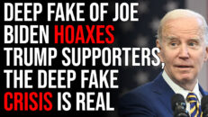 Deep Fake Of Joe Biden Hoaxes Trump Supporters, The Deep Fake Crisis Is Real - Timcast IRL