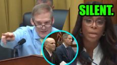 "You realize these two men are Democrats, right?" Jim Jordan left her SILENT with his response!!