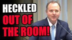 Adam Schiff gets HECKLED out of NYC!!! This guy can't go ANYWHERE.