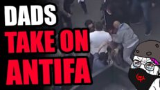 Dads TAKE ON Antifa counter protestors during school board protest